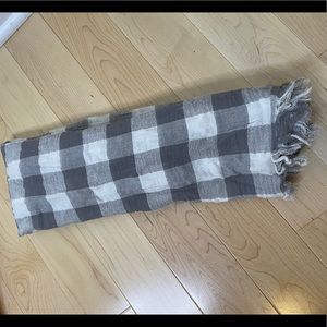 J Crew gingham scarf
